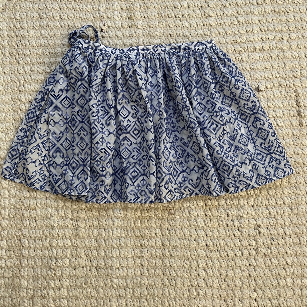 NWT MILLY Embroidered Skirt Size Small